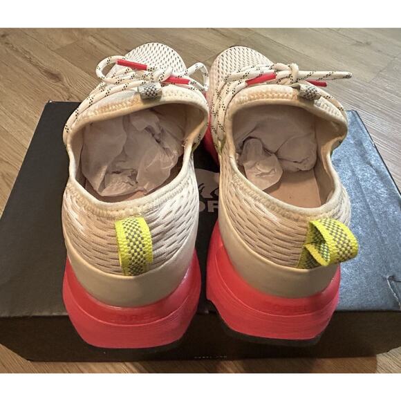 Sorel Kinetic Impact Lace Women’s Sneaker Shoes Natural Cactus Pink - Si - Picture 7 of 9